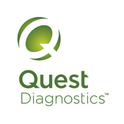 quest diagnostics logo black and white