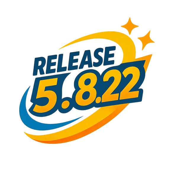 Release 5.8.22 logo