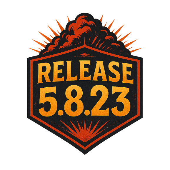Release 5.8.23.0 logo